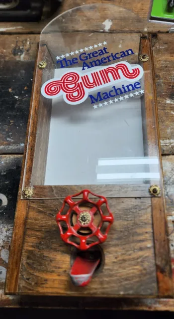 Vintage The Great American Gum Machine Wall Dispenser'