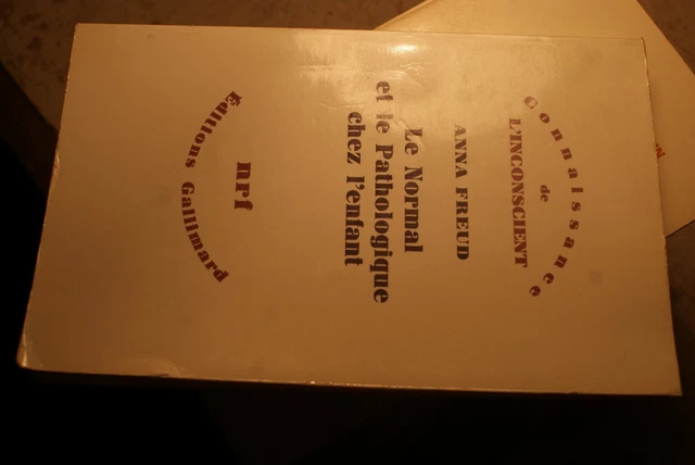 Anna Freud / Le Normal et le Pathologique chez l'enfant. Nrf Gallimard