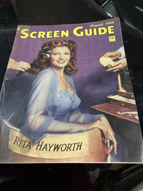 Screen Guide Magazine Starring Rita Hayworth