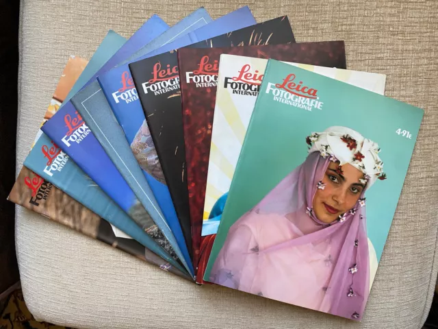 Leica Fotografie International Magazines - 9 Issues