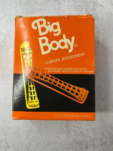 VTG Toni’s Big Body Curler Assortment Curlers 1970s-80s Orange Yellow for Perms