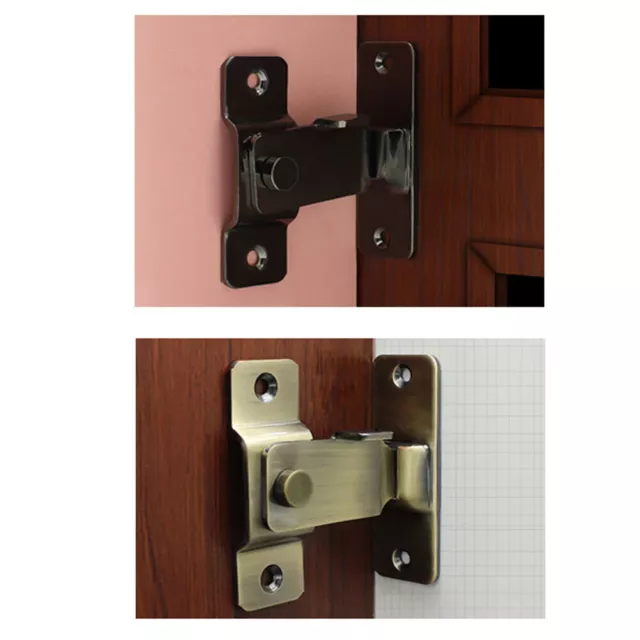 Window Anti-theft Right Angle Safety Flip Lock Door Latch Home Stainless Steel