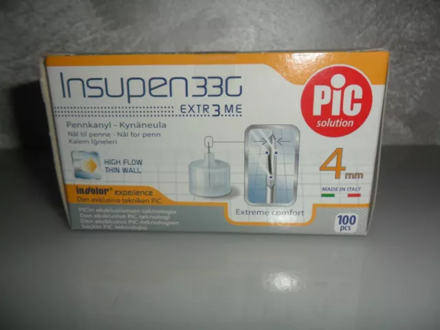 Ago Per Penna Pic Insupen Original Gauge 32X4 Mm 100 Pezzi