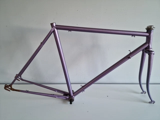 Cadre vélo de route, course vintage en COLUMBUS, RACCORDS PRUGNAT 😍 - Équipements vélos