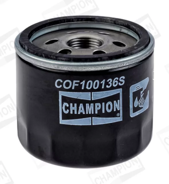 Ölfilter CHAMPION COF100136S Anschraubfilter für FIAT DACIA RENAULT NISSAN OPEL