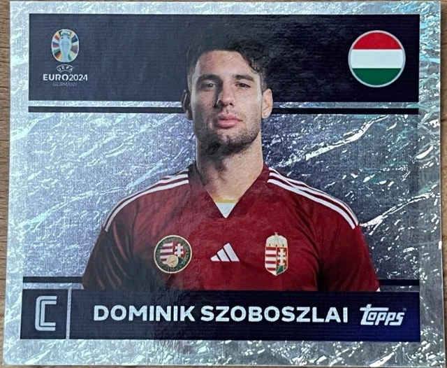Sticker Topps EURO 2024 - HUN1 Hongrie Emblem - Rose/Blush Parallel - Swiss