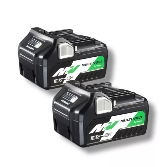 GENUINE HiKOKI HITACHI BSL36A18 18V-36V MULTIVOLT Battery Twin pack Slide type