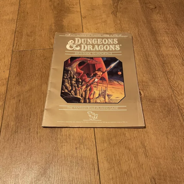 Dungeons and Dragons DM’s guide to immortals TSR  1986