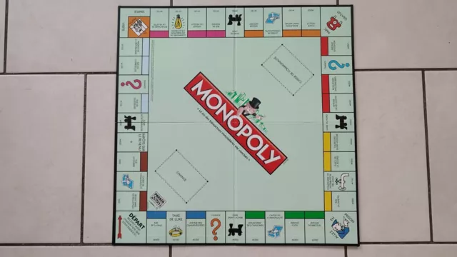 Plateau de jeu pièce détachée jeu de société Monopoly parties rapides Hasbro C25