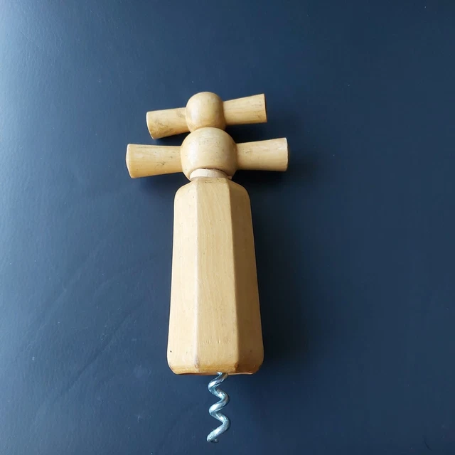 ANCIEN TIRE-BOUCHON EN Bois Et Metal EUR 9,90 - FR