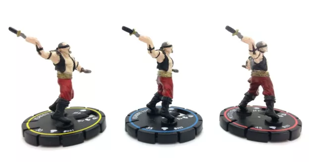 Horrorclix KNIFE THROWER +1 3 PACK #031 #032 #033 FREAKSHOW HEROCLIX Wizkids 3