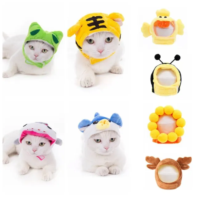 Forniture per animali domestici gatto cane copricapo per animali domestici copricapo caldo cappello per animali domestici