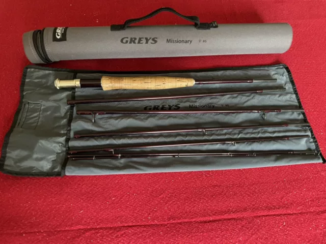 Greys fly rod Missionary 9’ #6 With bag and tube