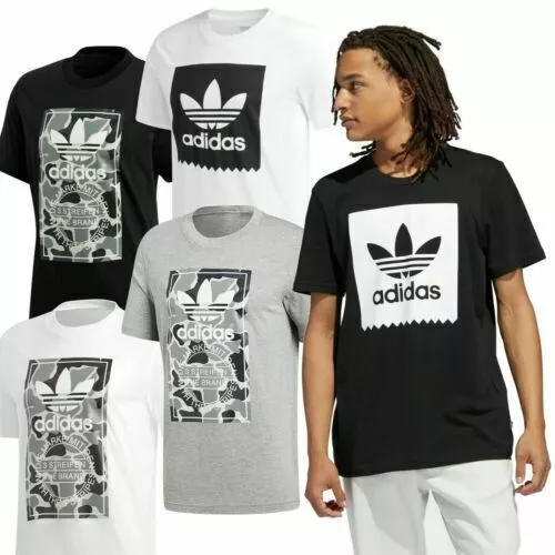 adidas Originals Solid Tee Shirt Mens T-Shirt Crew neck Cotton Casual ON SALE