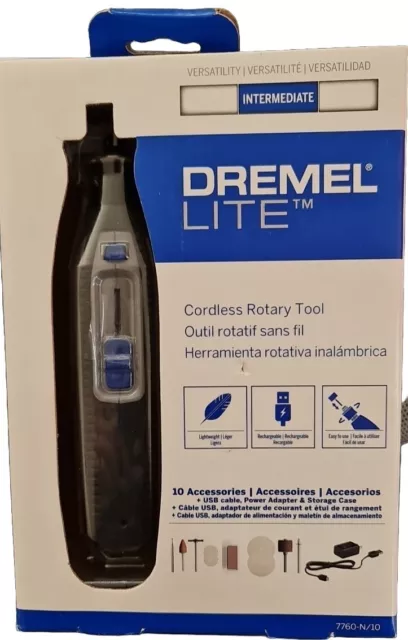Dremel Lite 7760-N/10W Cordless Multi-Purpose Rotary Tool Kit