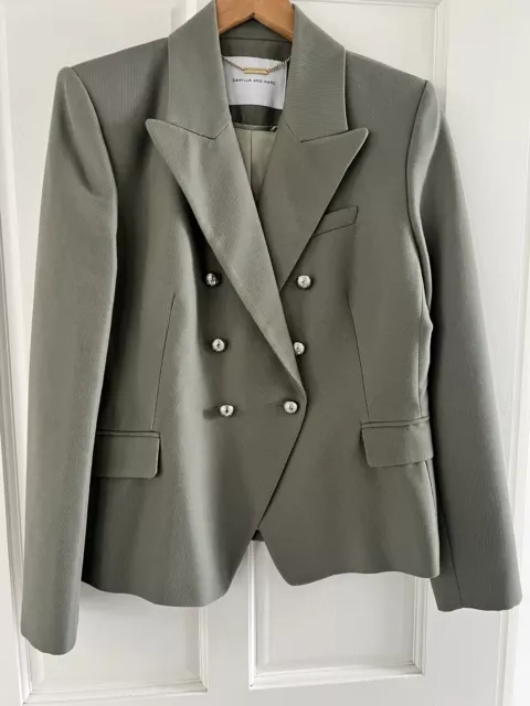 CAMILLA MARC Dimmer Blazer Ink Women s Size 6 Jacket RRP 750