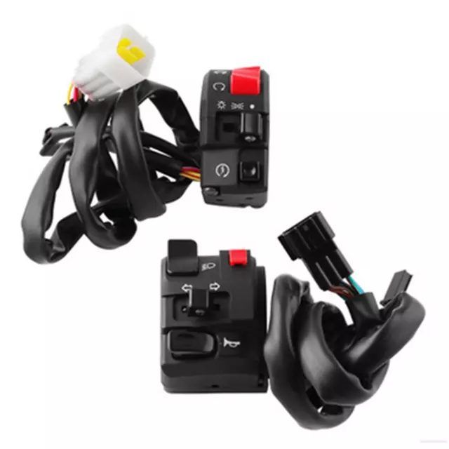 Motorcycle Handlebar Controller Switch On Off Turn Signal Headlight Horn Button