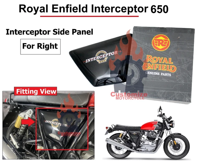 Motorschutz Royal Enfield GT/Interceptor 650 - Großer Edelstahl Schutz
