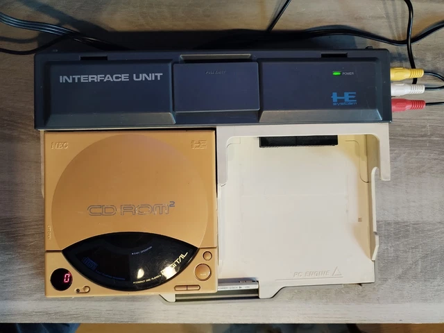 NEC PC-Engine CD-ROM² (CDR-30) - Console Blanche Boîte - Japon - Série Correspondante