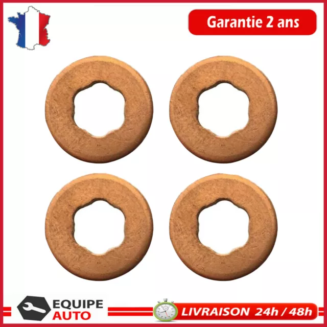 4 Joints D'injecteurs Prevu Pour Renault Clio Ii Iii Iv 1.5 Dci 7703062072