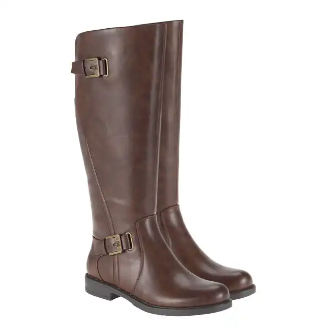 Baretraps Womens Carmen Tall Riding Boots Brown 10 New