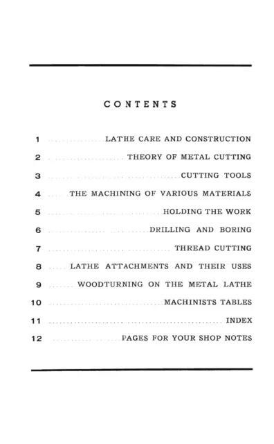 1967 Machinists Tables Manual FIts ATLAS Manual of Lathe Operation 273 pages 2