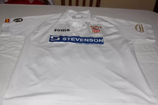 Camiseta Sevilla Fc  Final Uefa Cup 2006 Joma T/L Stevenson Dorsal Nº 25 Maresca