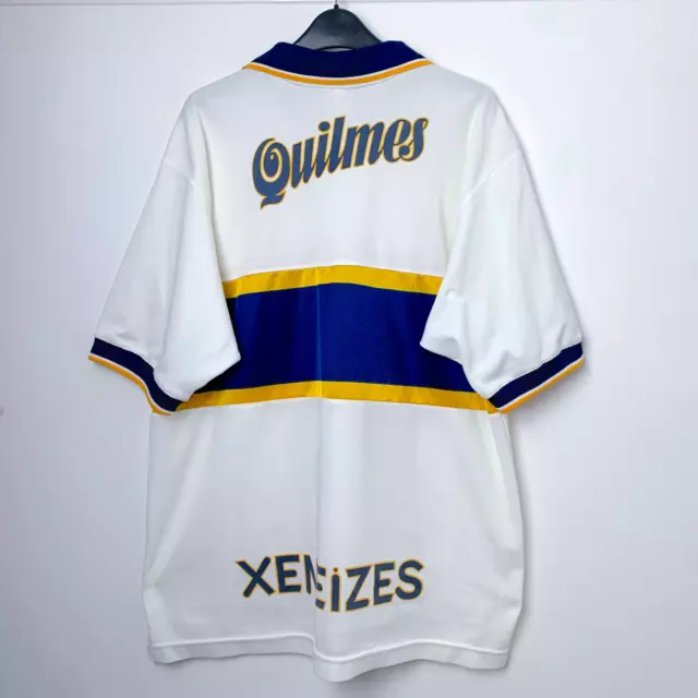 Original Boca Juniors 1996/1997/1998 Away Football Shirt Camiseta Nike Quilmes 2