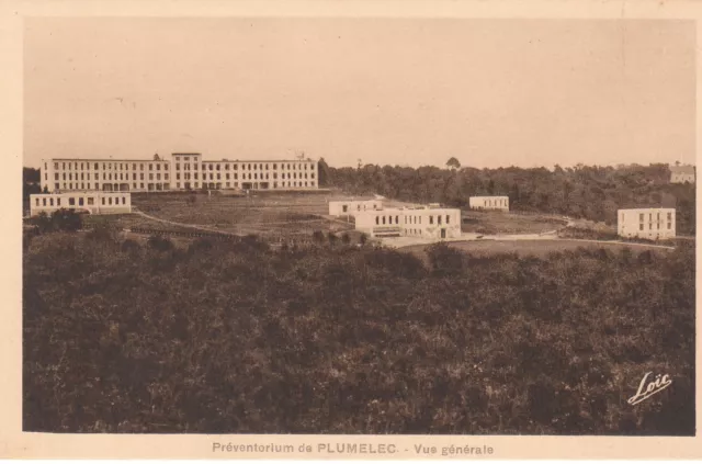 Cpa Preventorium De Plumelec Vue Panoramique