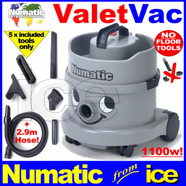 Numatic Nvh200 Industrial Commercial Dry Valeting Vacuum Cleaner, No Floor Tools