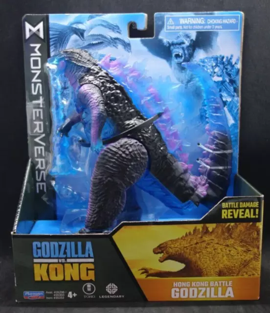  MonsterVerse Godzilla vs Kong 6 HK Battle Godzilla w/Heat  Ray,Multicolor,MNG12000 : Video Games