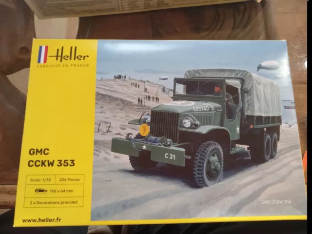 1/35 Heller 81121 GMC CCKW 353 US Army Truck Model
