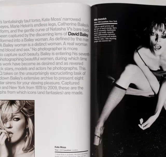 Kate Moss Milla Jovovich Naomi Campbell David Bailey David HayeGQ magazine 2