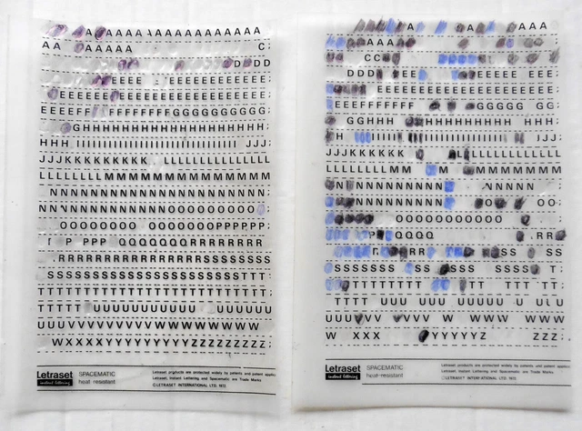 Letterset - Univers 65 - 14 Pt
