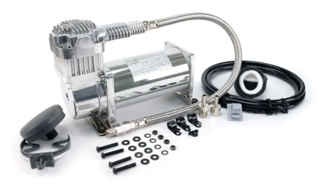 Viair 380C Single Chrome Air Compressor Air Ride Cars & Truck Mount -12V 200 PSI