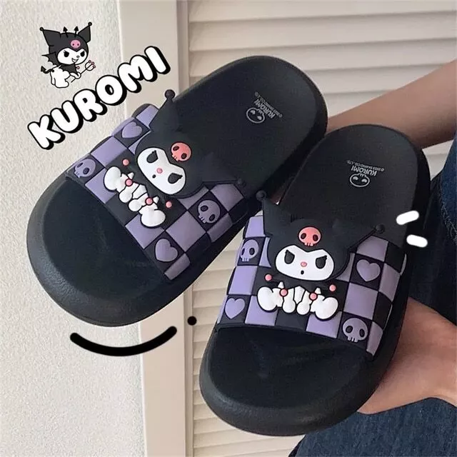 Womens Cute Hello Kitty Kuromi My Melody Cinnamoroll sanrio Design Slippers