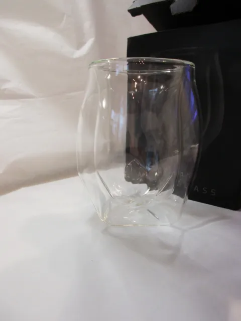norlan blown double walled borosilicate whisky glass   see details