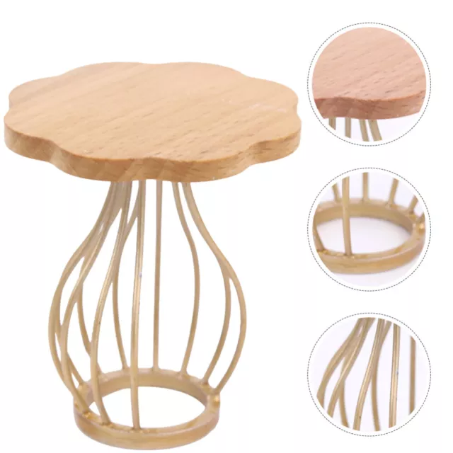 Mini Side Table Miniature Side Table Doll House End Table Decoration Furniture