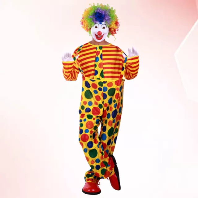 Funny Clown Costumes Christmas Adult Woman/Man Costume Cosplay Party Dress up