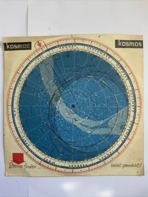 Drehbare Kosmos Sternkarte mit Planetenanzeiger  German