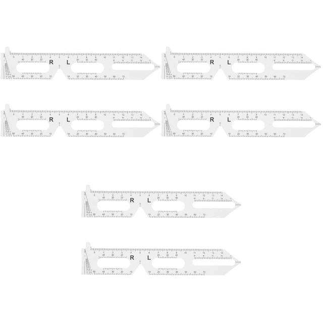 6 Pcs Measuring Accurate Pupil Distance Meter for Outdoor Women Measure