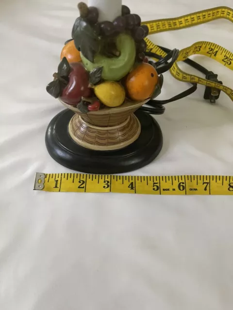 Warren Kimble Fruit Basket table Light working condition NO SHADE INCLUDED 3