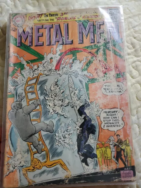 Metal Men #2 1963 1st app of Evil Metal Men) as is pictured