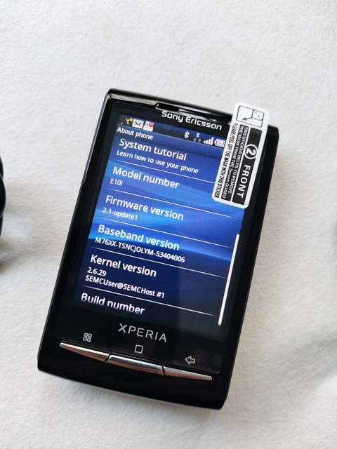 Sony Ericsson Xperia X10 mini E10i - Black (Unlocked) Smartphone
