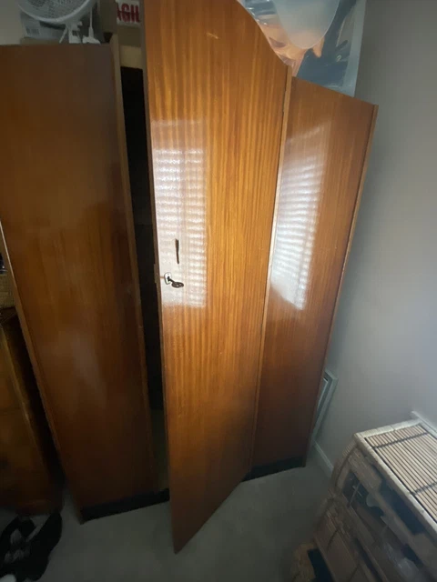 Vintage Art Deco Double Wardrobe 3