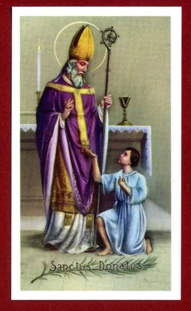 SANTINO SAN DONATO  IMAGE PIEUSE - HOLY CARD-  Heiligenbild