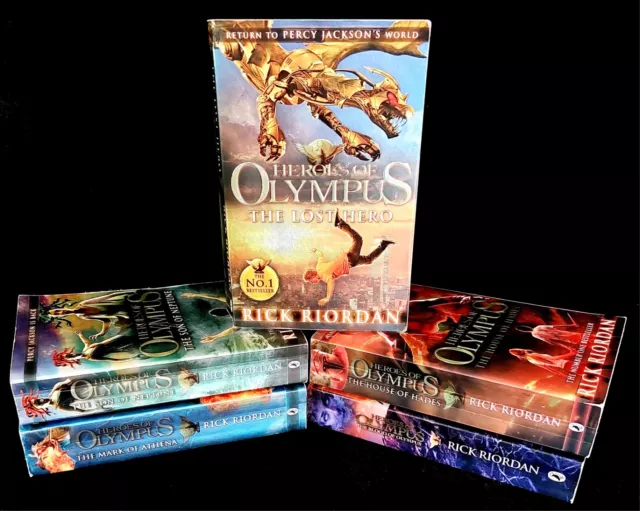 Heroes of Olympu - The Complete Collection by Rick Riordan  5 x Paperbacks