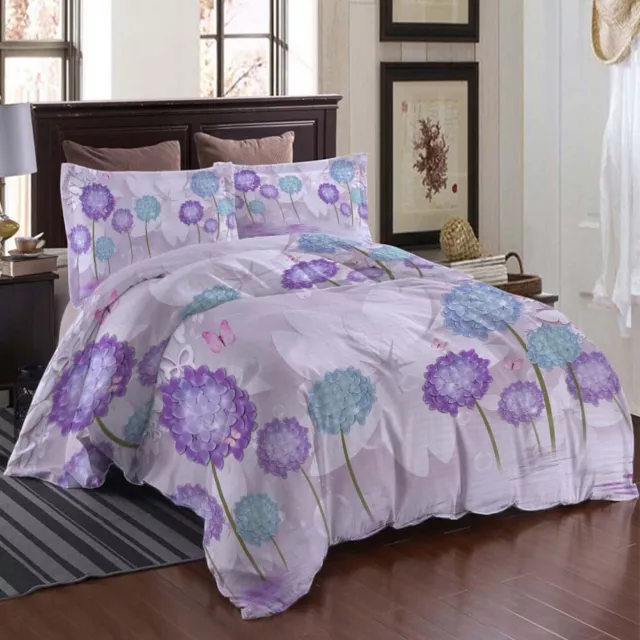 Overlapped Petals 3D Printing Duvet Quilt Doona Covers Pillow Case Bedding Sets