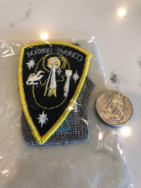 Vintage lot of 2 embroidered Patches Astronauts Conrad and Gordon G