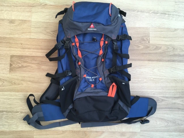TECHNICALS ALPINE AQUA II 25 5 Rucksack Travel Bag Blue 34.50